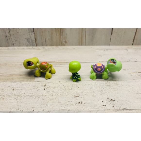 Littlest Pet Shop LPS Vintage Lot of Turtles Tortoises Family EUC - Picture 3 of 4